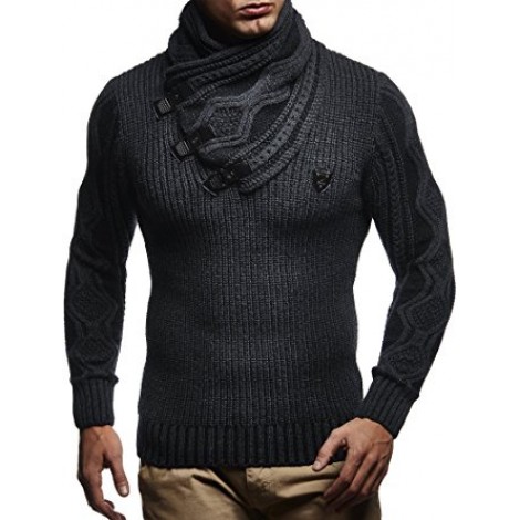 12. Leif Nelson Faux Leather Pullover