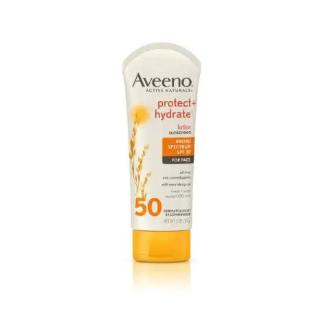 9. Aveeno Protect + Hydrate Face
