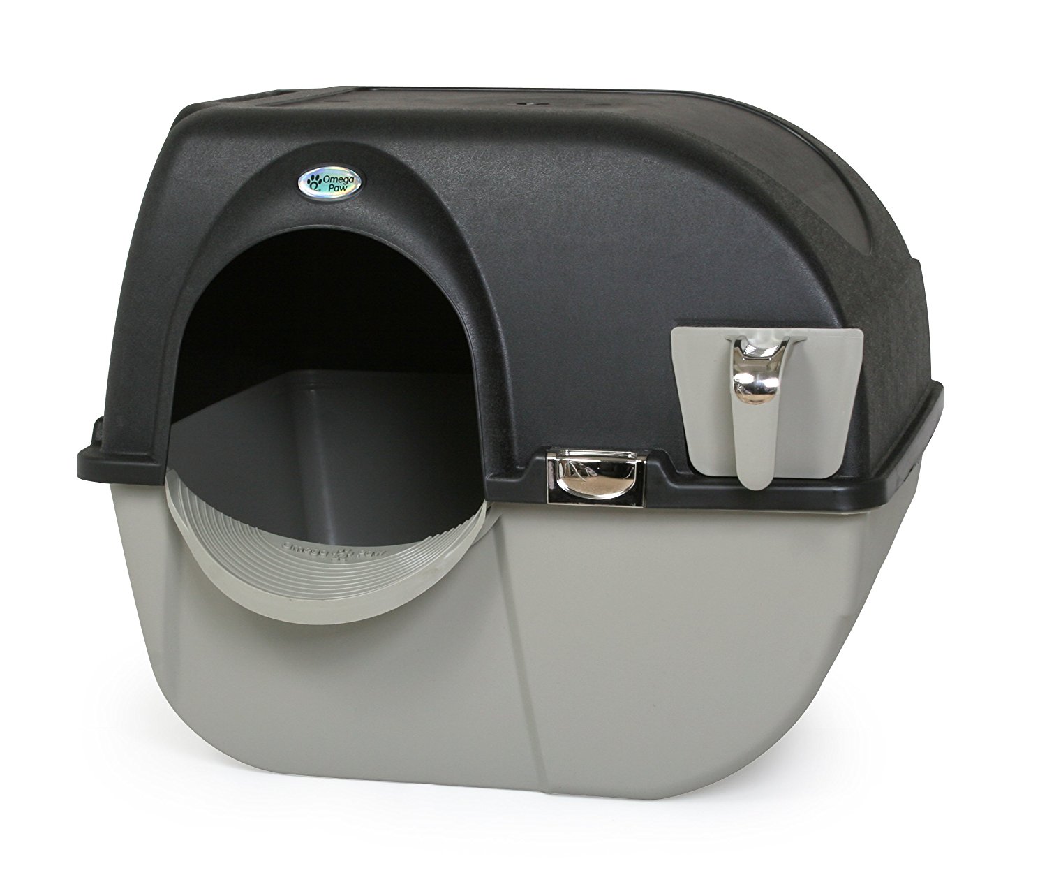 10. Omega Paw Elite Self Cleaning Litter Box