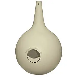 8.  2-Piece Easy Clean Deluxe Purple Martin Gourd Birdhouse