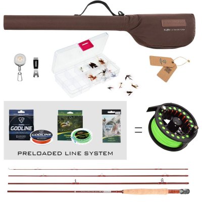  FISHINGSIR Fly Fishing Rod and Reel Combo