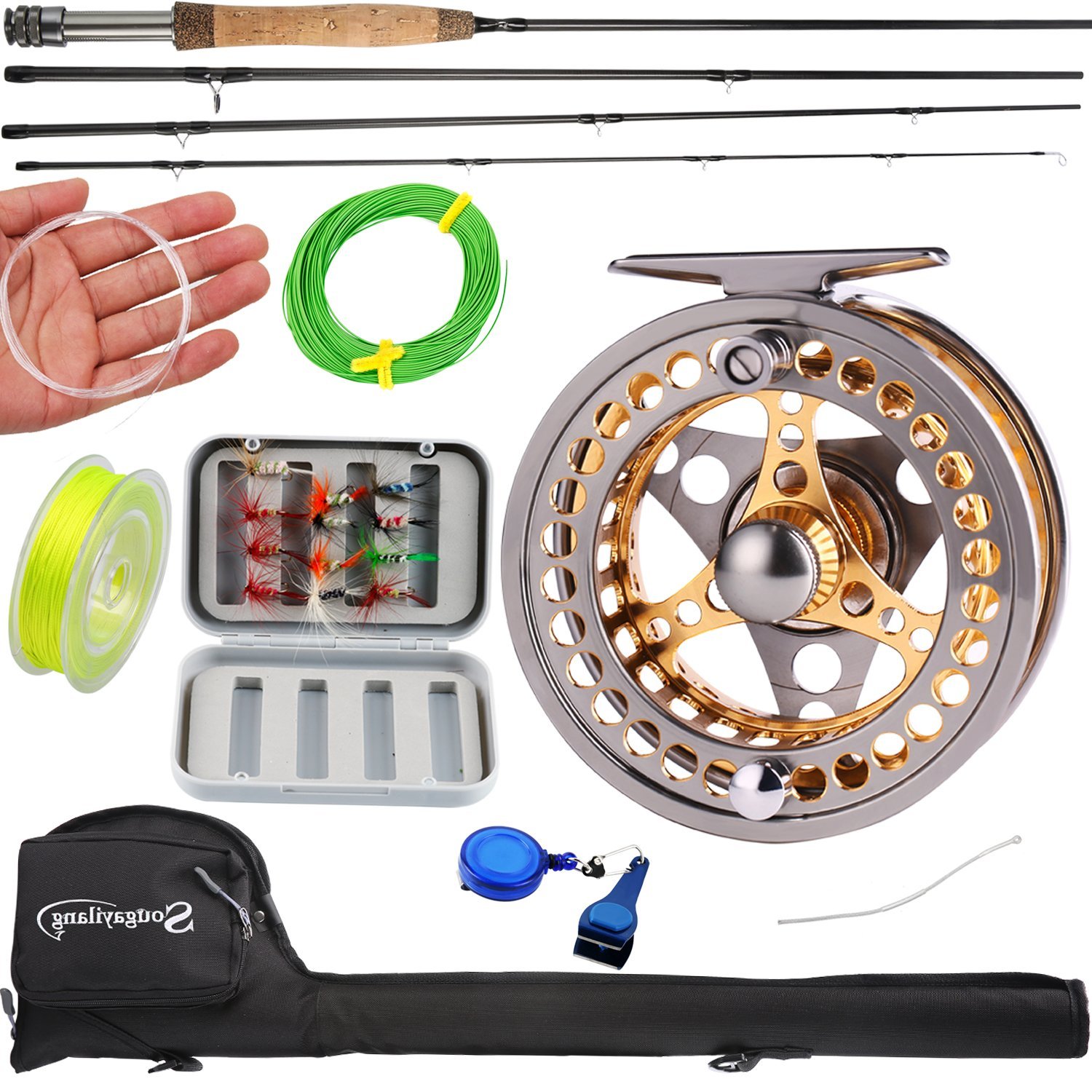 6. Sougayilang Rod Reel Combo
