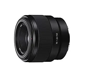 3. FE 50mm F1.8 Sony Lenses