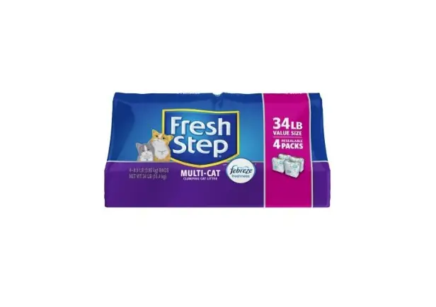3. Fresh Step Multi with Febreze Cat Litter