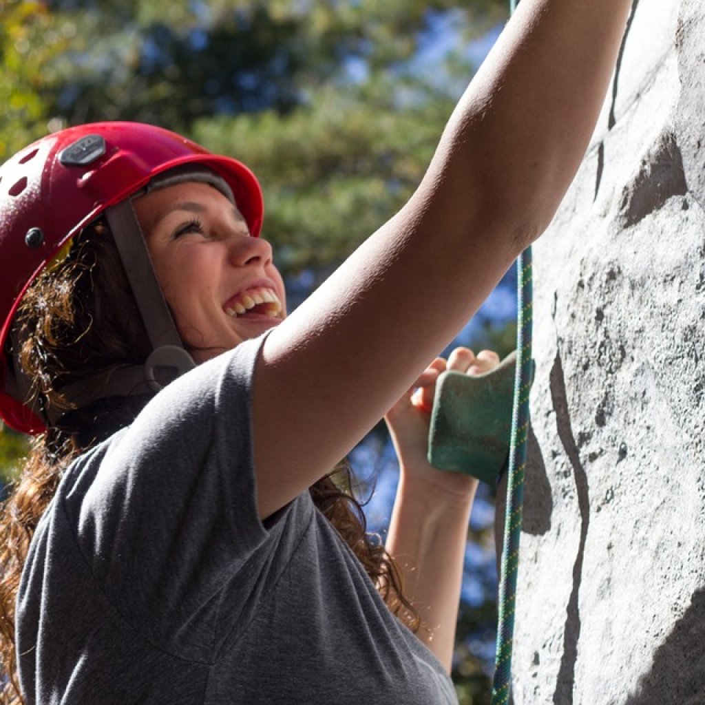 Girl-Climbing