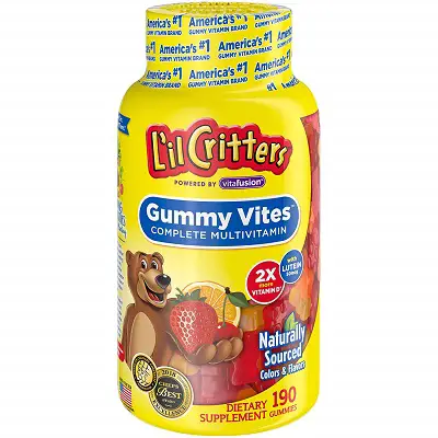 4. L'il Critters Fiber Gummy Bears Fiber Supplements