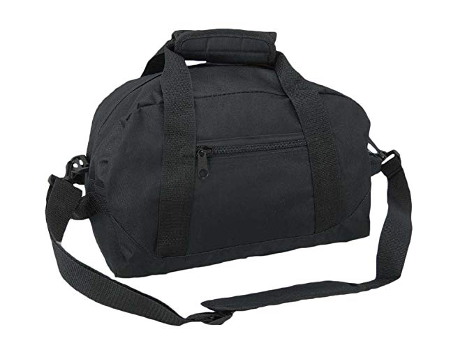 small black duffle bag