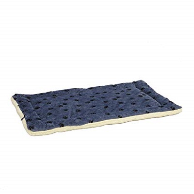 Reversible Paw Print Pet Bed