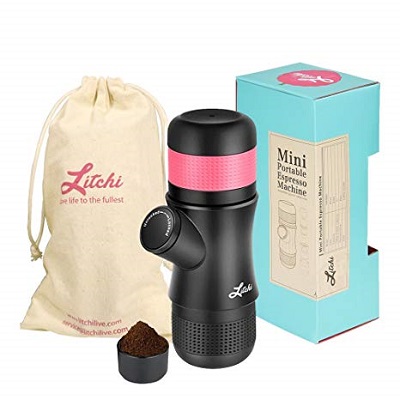Litchi Portable Hand-Held Camping Coffee Maker