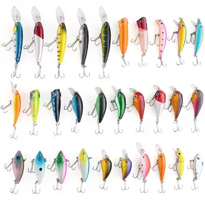 LotFancy 30 Pcs Fishing Lures