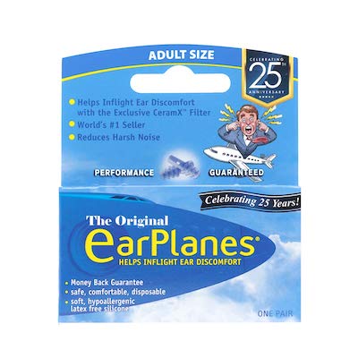 EarPlanes Adult Earplugs