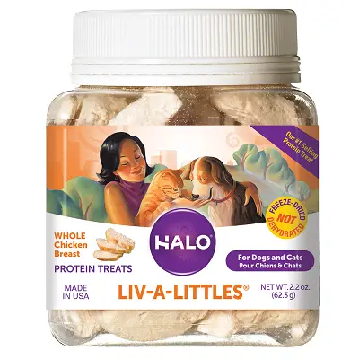 Halo Liv-A-Littles Holistic Cat Treats