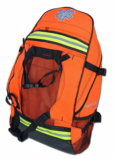 Front view of Lightning X First Responder First Aid Kit Backpack