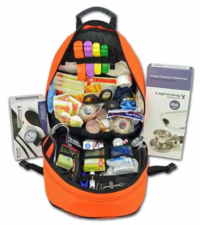 Lightning X First Responder First Aid Kit Backpack