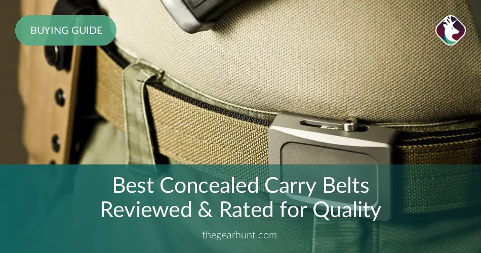 10 Best Concealed Carry Belts Reviewed in 2018 TheGearHunt